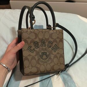 Coach Brown Signature Tote Bag